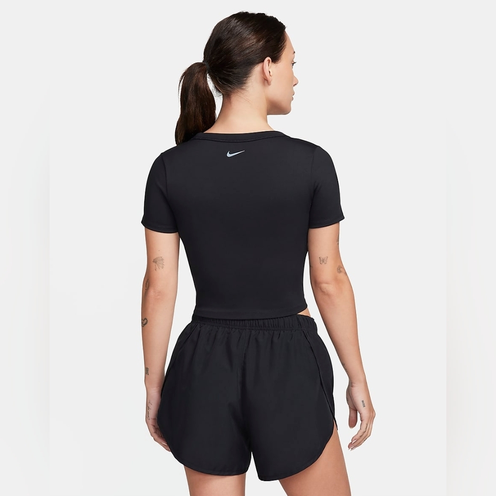 Nike One FittedWomen's Dri-FIT Short-Sleeve Cropped Top Sz XL NWT - Picture 2 of 6